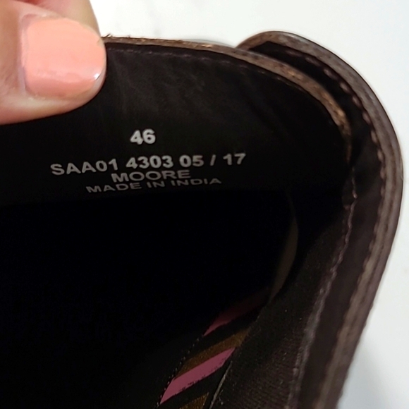 NEW Mens Base London brown leather shoes. Sz 46 or 12 to 12.5 US. - Picture 6 of 6